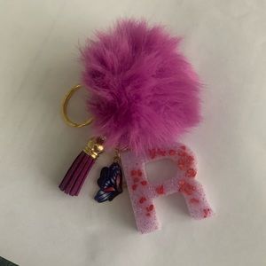 Letter R Keychain